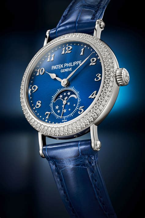 patek philippe ladies moon phase|patek philippe moonphase chronograph.